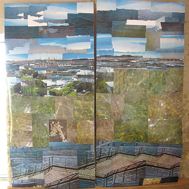 Limfjordscentret, fotocollage, ca. 300x200 cm, 2006. Med Daniel Olivares.